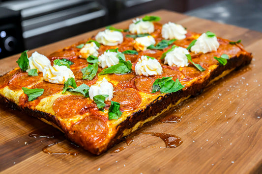 Smoky Detroit-Style Pizza: Winter Comfort Food Done Right