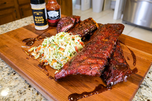 The Legacy of BBQ Meets Modern Flavor Fusion: Sticky Garlic Ribs & Apple Ginger Slaw