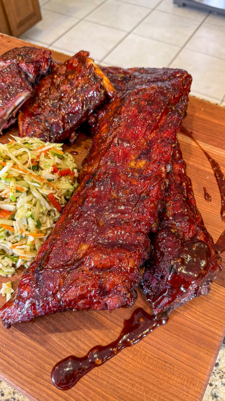 Sticky Garlic Ribs
