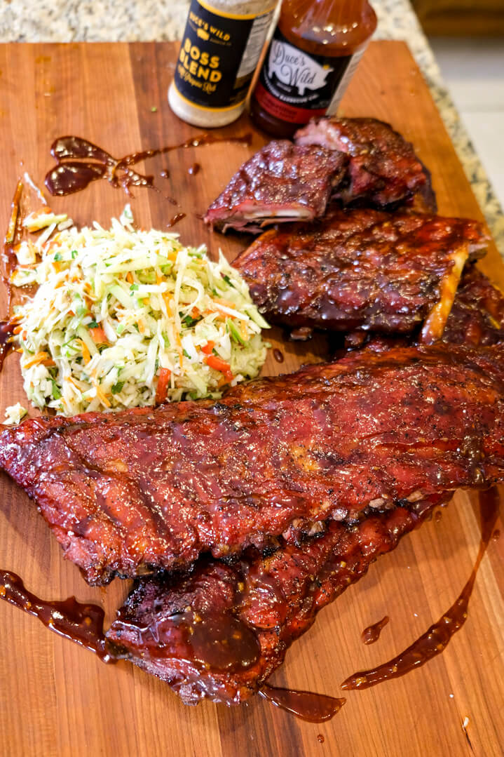 Sticky Garlic Ribs