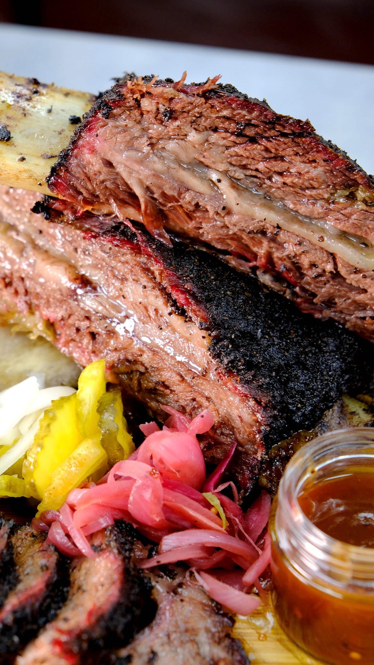 Duce's Smoked Beef Ribs with Signature Sauces