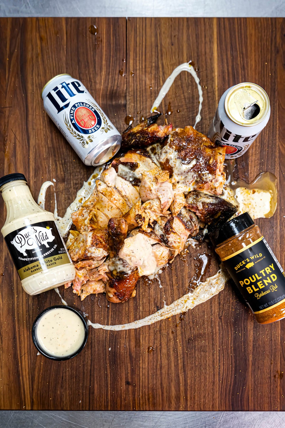 Duce's Wild Beer Can Chicken