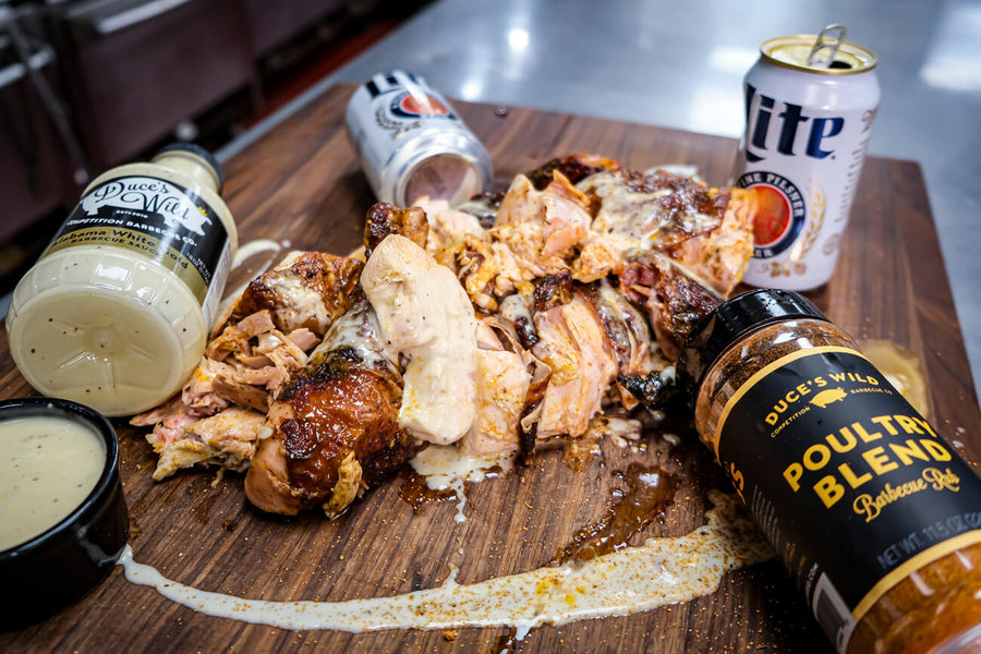 Duce's Wild Beer Can Chicken
