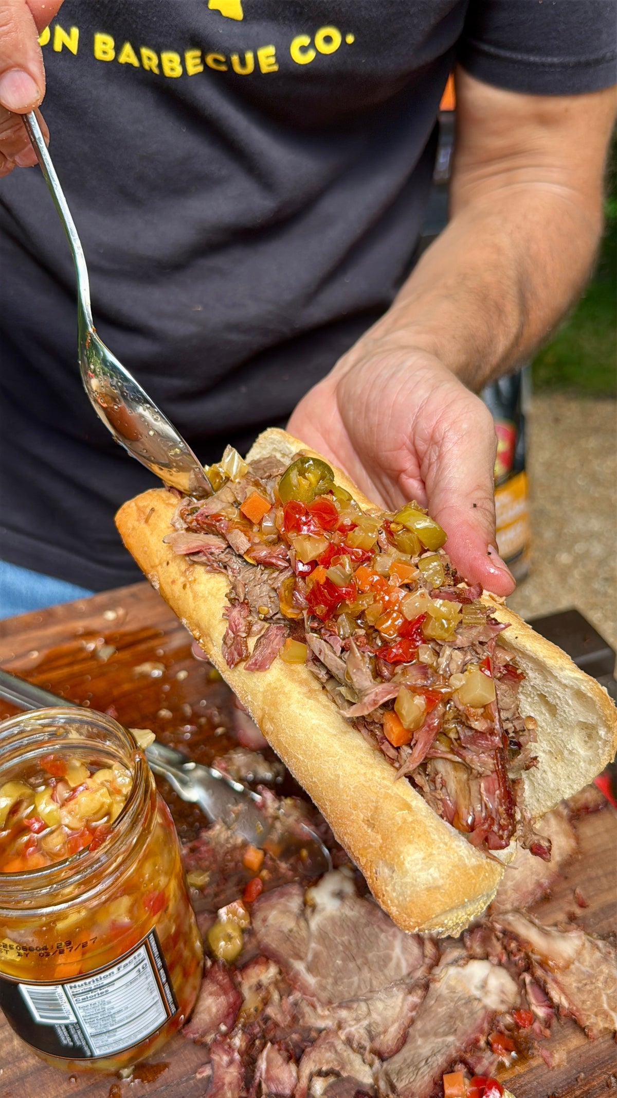 Juicy Combo Hot 'Chicago-Style' Italian Beef