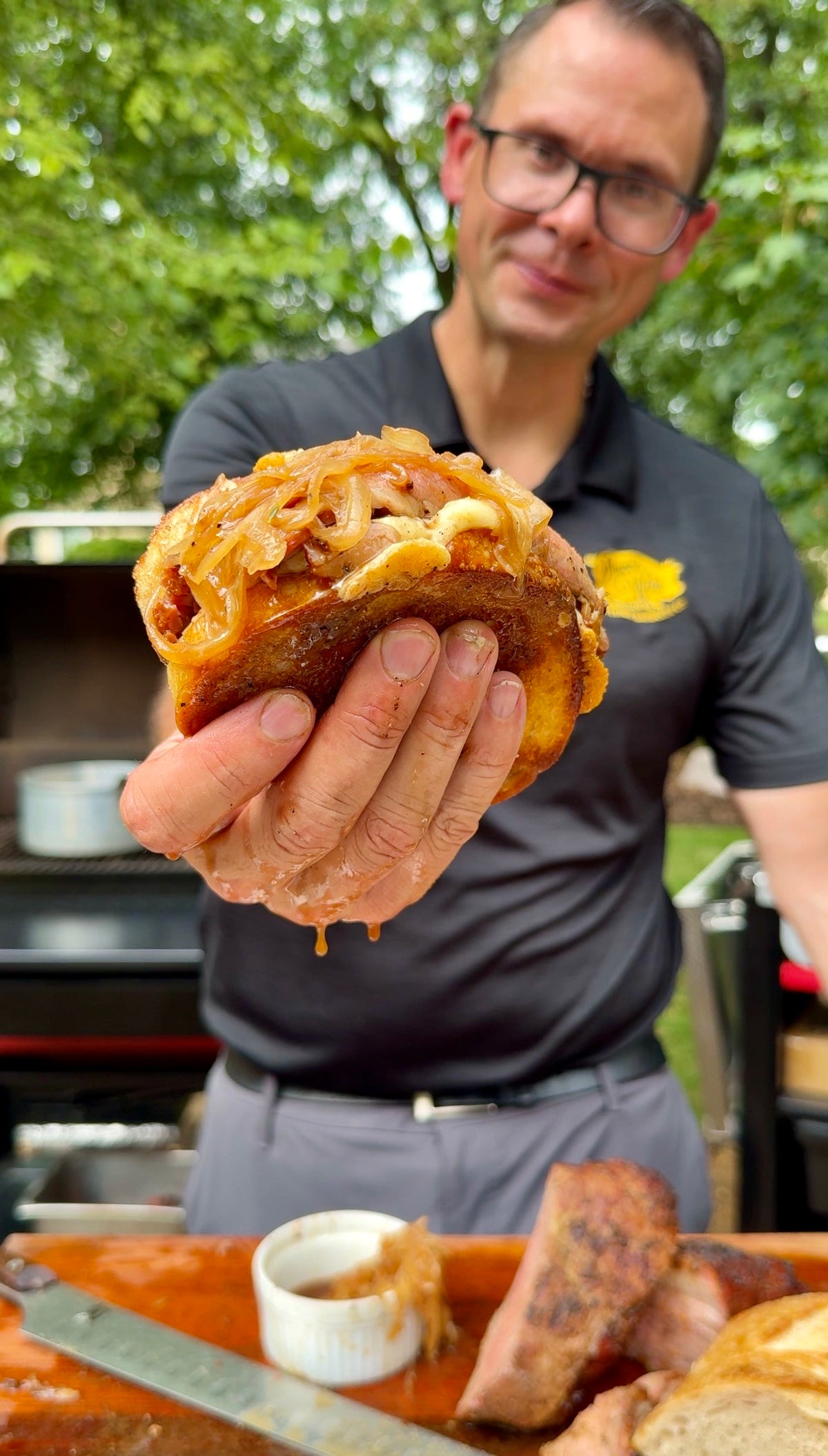 French Onion Tri-Tip Sandwich